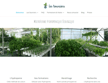 Tablet Screenshot of lessourciers.com
